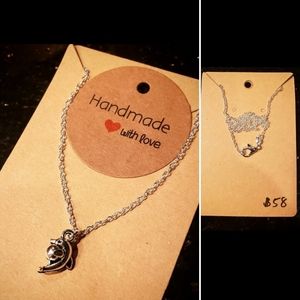 NWT Dolphin Necklace in Silver